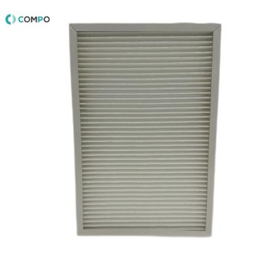 China Hotel air purifier home with genuine hepa filter fresh air system air purifier replacement filters pleated without glue for sale