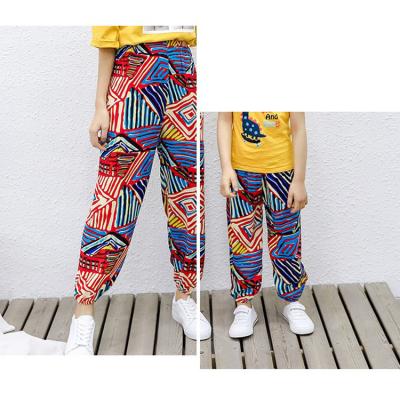 China Children's summer children's anti-mosquito girl pants long anti-pilling harem pants bottoms parent-child pants for sale