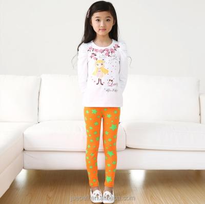 China OEM Good Quality Breathable Breathable Star Printed Kids Leggings for sale