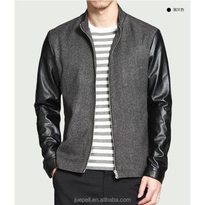 China OEM Breathable New Arrival European Style Leather Jacket For Men for sale