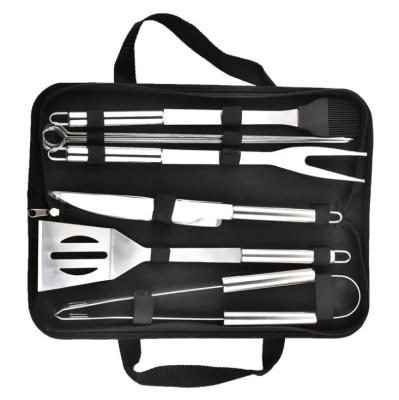 China Easily Cleaned 9PCS BBQ Tool Kit Grill Kit BBQ Accessories For Outdoor BBQ Cooking for sale