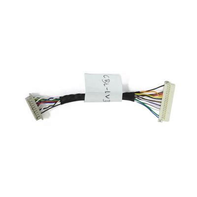 China Electronic lcd lvds assembly cable with JAE FI-X30HL to DF13 connector for sale