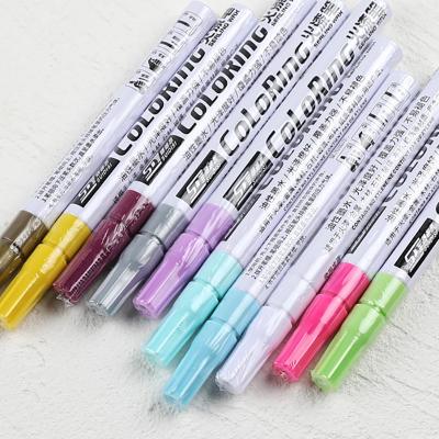 China Metallic Wax Seal Color Pen Oil Painting Paint Brush Pen Wax Seal Color Pen for sale