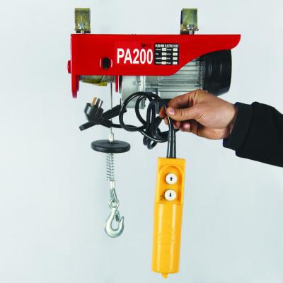 China Construction Material Stores Mini Electric Chain Hoist 50kgs for sale