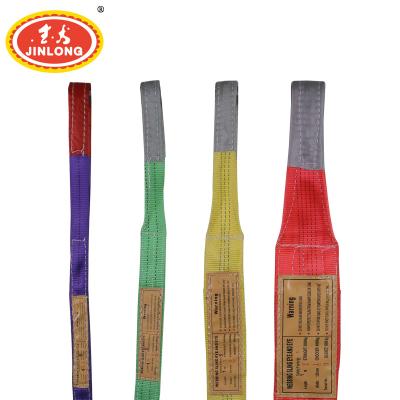 China Heavy Duty Round Sling Belt Heavy Duty Round Belt Pipeline Cargo Commodity Supplier Price Polyester Lifting Sling for sale