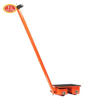 China Durable Transport CRB Series Small Cargo Trolley Movable Skate Roller Trolley 6-24t For Machinery Moving for sale