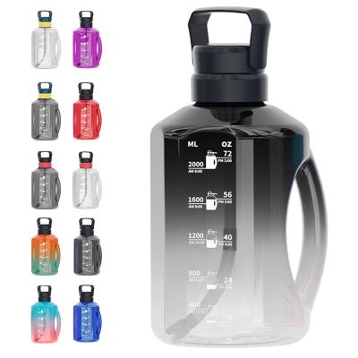 China BPA Free Travel Viable Fitness Single Camp Portable Gym Gallon Sports Water Bottles With Custom Logo for sale