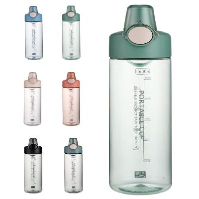 China Custom Logo Gym Reusable Plastic Sport Water Bottle Viable Eco-Friendly Plastic Water Bottle for sale