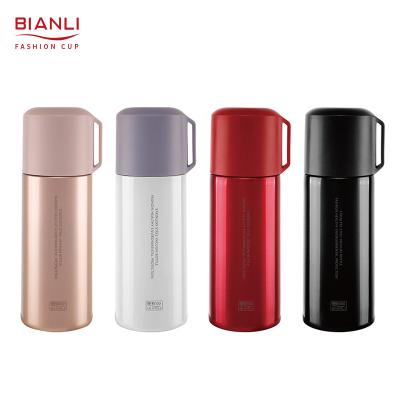 China Sustainable Custom Designed Cute Logo Eco Friendly Insulated Portable Stainless Steel Travel Water Bottle for sale