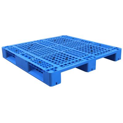 China Single Faced Heavy Duty 48 x 48 Injection Molding Industrial PP Plastic Storage Pallets for sale