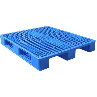 China Single Faced Customized Pallets Malaysia 1200 X 1200 Rack Able Heavy Duty Reinforced Plastic Pallets for sale