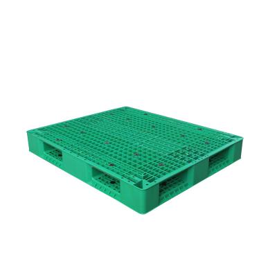 China Offering Heavy Duty Plastic Pallet Manufacturer Stackable HDPE Reversible Single Faced Plastic Pallets for sale