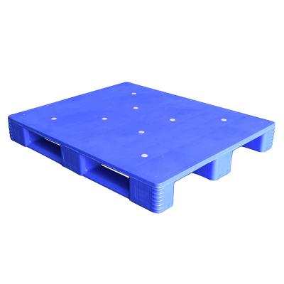 China Durable Heavy Duty Warehouse Pallet HDPE Single Faced Hygienic Plastic Pallet For Food And Transportation for sale