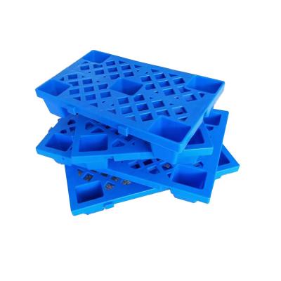 China Single Faced Stackable Deck Display Pallet Open On 4 Legs Plastic Pallets for sale