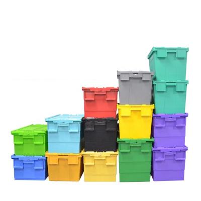 China Industrial Storage Tote Reusable Stackable Multipurpose Plastic Strong Box Storage Packaging for sale