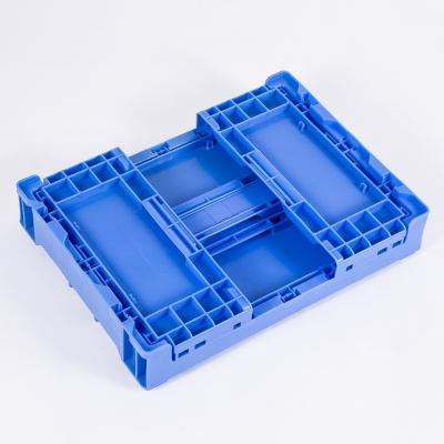 China Solid Plastic Collapsible Collapsible Collapsible Storage Crates Stackable Bins Container Box Basket for sale