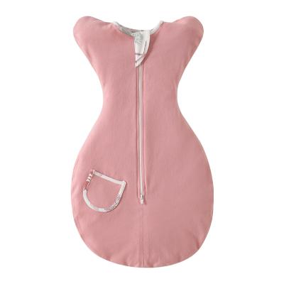 China Wholesale Custom Simple Style Baby Single Sleeping Bag Clothes Solid Color Baby Newborn Organic Sleeping Bag for sale