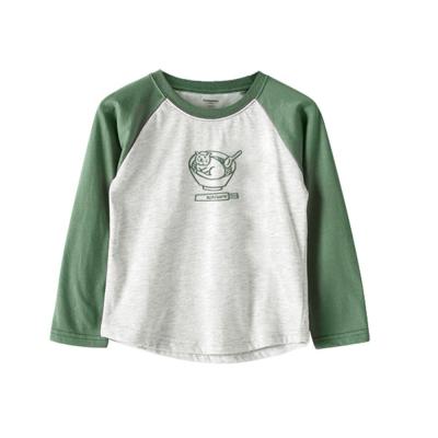 China Factory Screen Spring Custom Kids Anti Shrink Print Autumn Tops Long Sleeve Anti-Shrink T-Shirt For Boys for sale