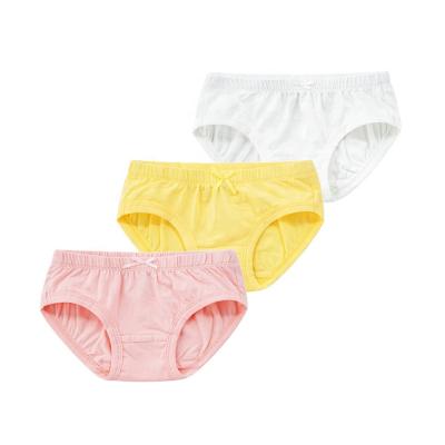 China Sustainable Factory Custom 100% Organic Cotton Soft Underwear For Kids for sale