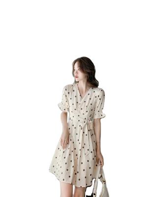 China Lady Breathable Waist Temperament Explosion Amazon Slim Body Slimming Chiffon Dress Girls' Dresses Party Dress for sale