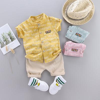 China Wholesale Yiwu Cheap Children's Clothing Casual 2 Year Old Baby Boy Clothes Boy Shirt Boys Clothes Summer for sale