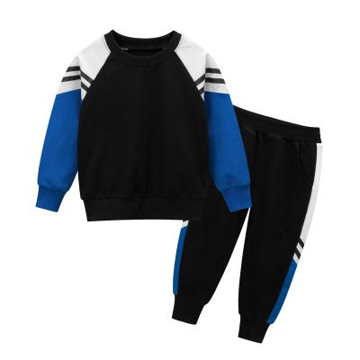 China European and American 2021 new style children's 2 pieces set 2-10 spring clothes for boys and girls baby clothes sportswear for sale