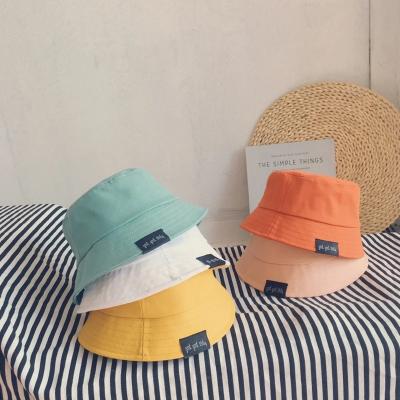 China Casual Children's Hats Summer Leisure Bucket Hat Boys And Girls Sunscreen Fisherman Hat for sale