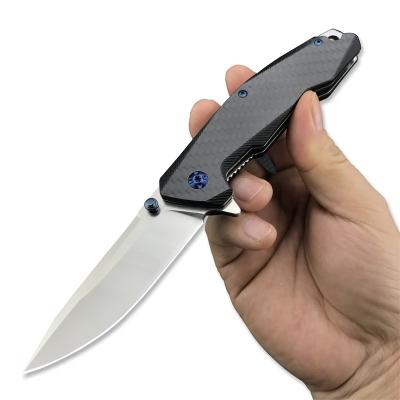 China G10 CM100 Non-Variable Inlaid With Carbon Fiber Handle Folding Pocket Knife For Outdoor Camping EDC Hunting for sale