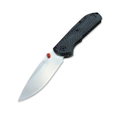 China Freek 565 Carbon Fiber Handle Folding Non-variable Pocket Knife with D2 Steel Blade for Outdoor Camping EDC Hunting for sale