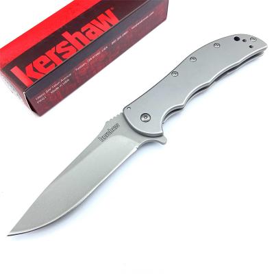 China Kershaw Non-Variable Volt 3655 Outdoor All Steel Handle Hunting Pocket Knives Camping EDC Folding Tactical Knife for sale