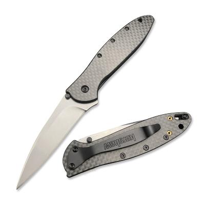 China 1660 Kershaw Leek EDC G10 Carbon Fiber Handle Non-Variable Pocket Knife Survival Tactical Camping Folding Knives for sale