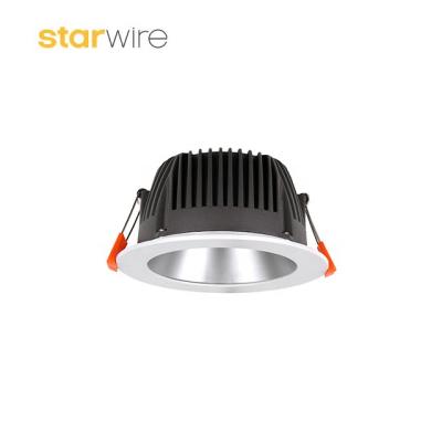 China Modern Deep 15W Anti Glare 110mm Cut Hole Recessed SMD LED Downlight for sale