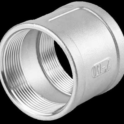 China Industry Stainless Steel Thread Female reducing Socket Banded coupling for pipe fittings for sale