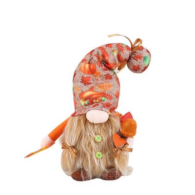 China Europe LED Faceless Thanksgiving Harvest Festival Gnome Doll Gnome Doll Dwarf Decor Plush Ornaments For Home Decoration for sale