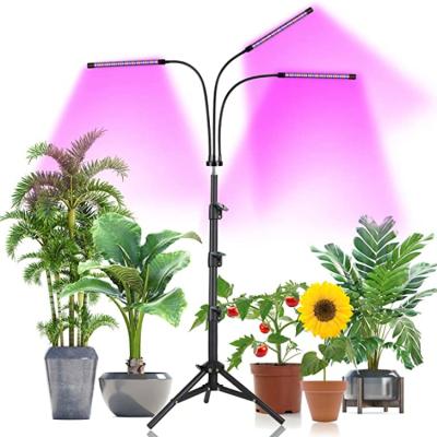 China Seed Starting Led To Grow Light Tripod To Stand Adjustable Tube To Grow Lamp Flexible Full Spectrum Plant Bending Lighting for sale