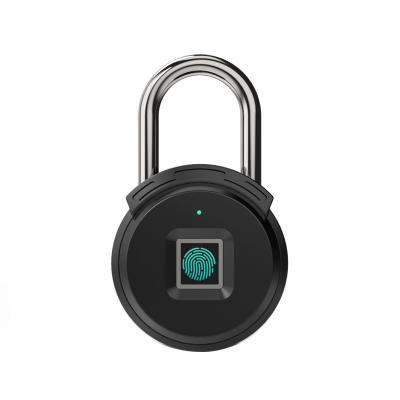 China Home Ministry Factory Sumdor Design New Candado Inteligente Home Use Biometric Smart Black Padlock for sale