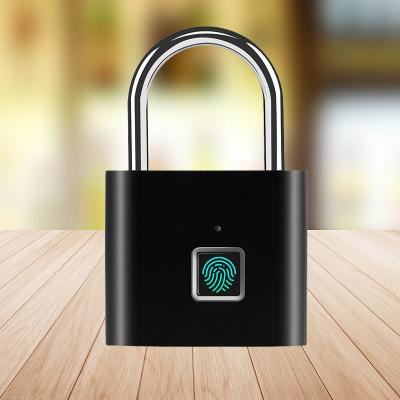 China Sumdor Factory Home Office Smart Keyless Steel Anti Theft Fingerprint Biometric Household Padlock for sale