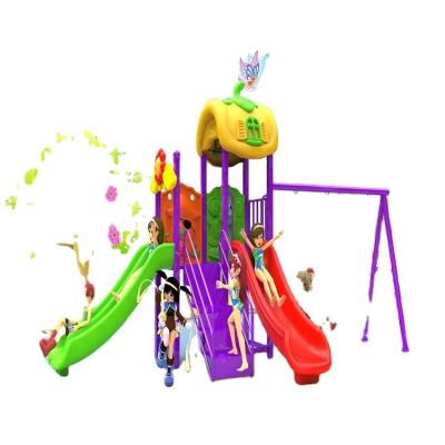 China Hot Selling Good Quality Playground Plastic Kids Play Park Outdoor Playground With Slide And Kids Baby Plastic Seasaw for sale