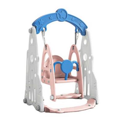 China Hot Selling PE Factory Price Indoor Plastic Lovely Simple Kids Swing Set 2021 for sale