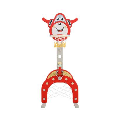 China Basketball Playing Children Mini Plastic Portable Adjustable Indoor Mini Basketball Hoop Kindergarten Customization for sale