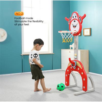 China Wholesale Cheap Eco-friendly Cute High Quality Adjustable Kids Basketball Baby HDPE Indoor Basketball Hoop for sale