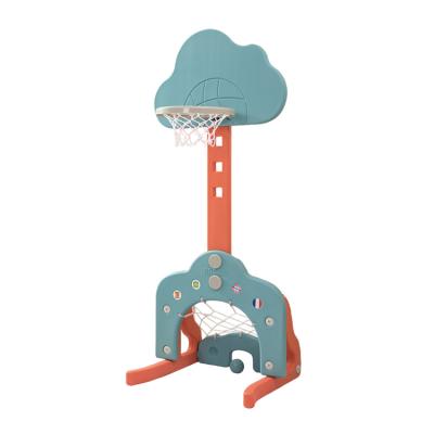 China Basketball Playing Toy Baby Indoor Adjustable Removable High Quality Basketball Rack Toy 3-6 Years Old for sale