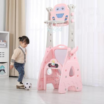 China Safe Cute Adjustable Kids Cartoon Mini Portable Folding Basketball Hoop Pro Stand With Drawing Board for sale