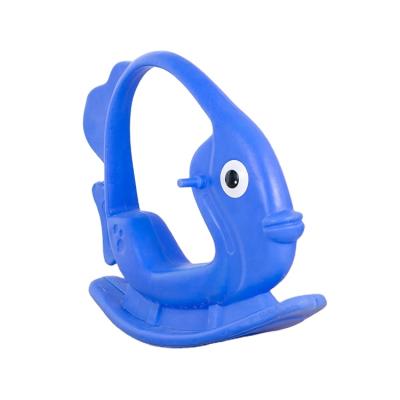 China Custom Made High Quality Plastic Indoor Kids Rocking Animal PE Plastic Rocker Horse for sale