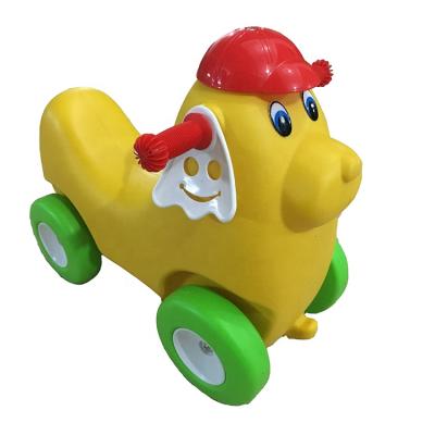 China Ride on Toy Made in China Manufacturer Animal Wheels Horse Riding Baby Plastic Rocker for sale