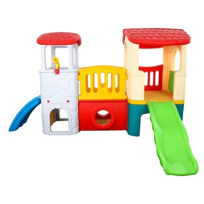 China Indoor Plastic Playground Children High Quality Plastic Playground Kids Slide Combination Baby Garden Kid Slide for sale