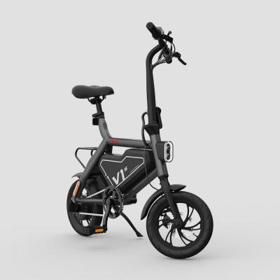 China Original Xiaomi Aluminum Alloy EBIKE MI Folding 12inch Bike HIMO V 1S Electric Power Folding 12inch Bike Lithium Battery Portable Smart City Bike for sale