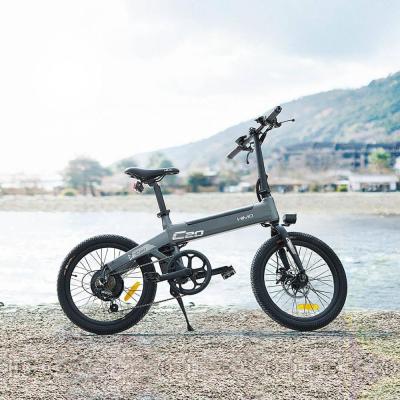 China Aluminum Alloy HIMO C20 DC Motor Foldable Electric City eBike Lightweight Electric Bicycle 36v10ah 250w Pitch Pitch 80km for sale