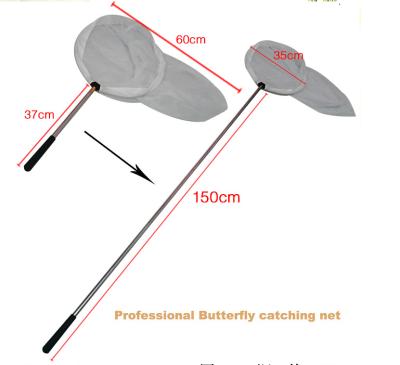 China Wholesale Breathable Stainless Steel Insect Stretch Nets for Butterflies, Dragonflies, Telescopic Fishing Nets, Shrimp Tadpoles Catch for sale