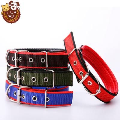 China Personalized Collar PP Webbing Striping Polypropylene Pet Foam Dog Collar Pet Supplies for sale